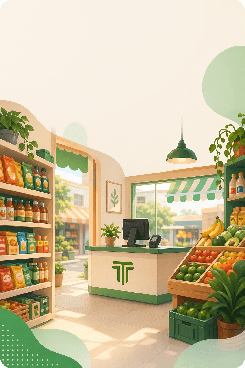 Minimarket colombiano listo para vender
